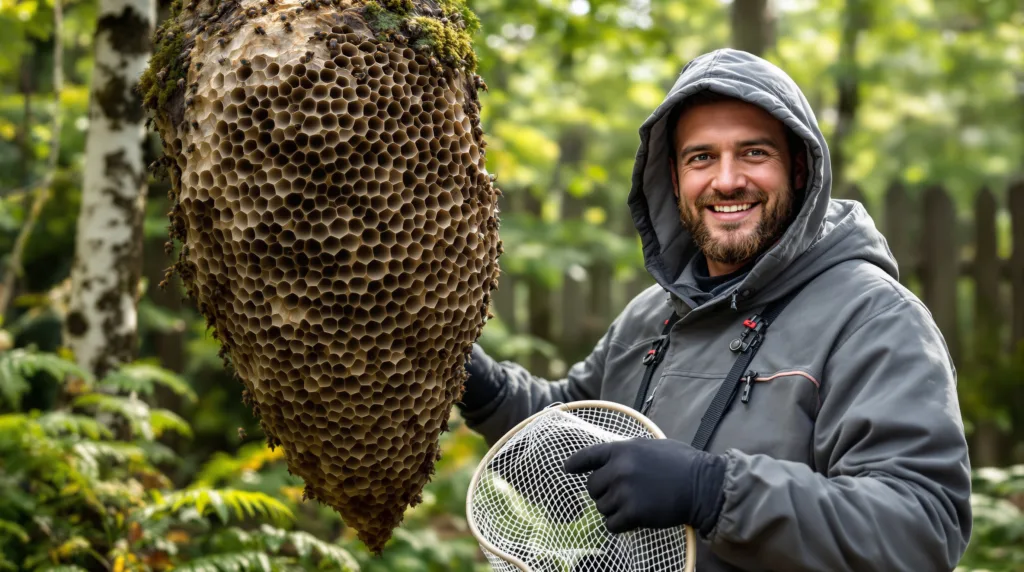 ein erfahrener kammerjäger zeigt dir einfache und sichere methoden, um ein hornissennest ohne kosten zu entfernen. erfahre hilfreiche tipps und schütze dein zuhause effektiv.