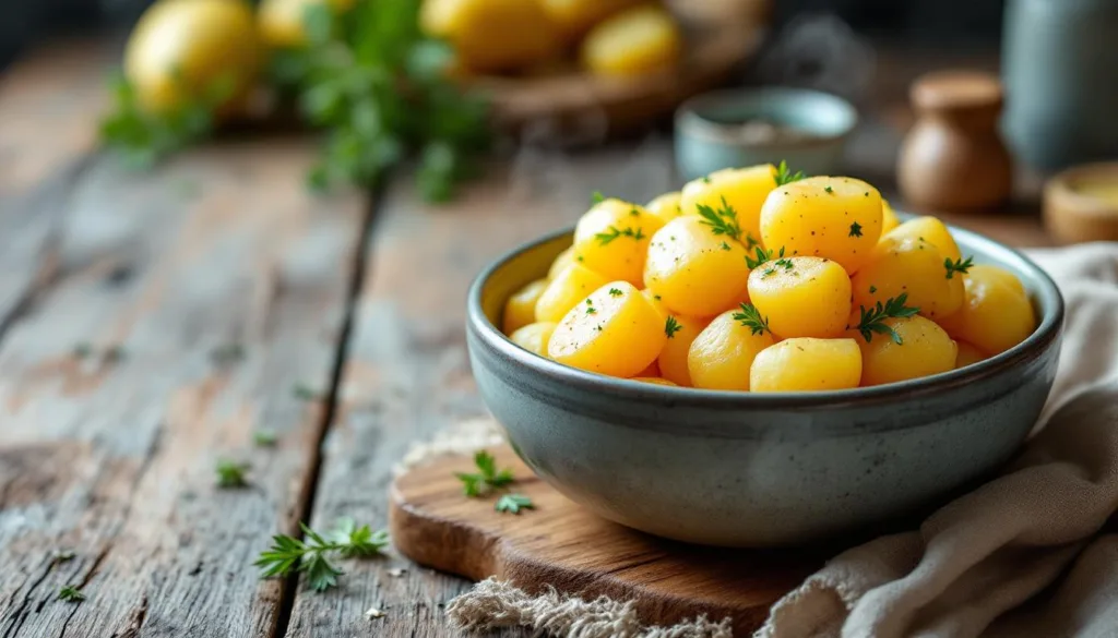 entdecken sie das geheimnis, wie ein einfacher zusatz ihre kartoffeln unglaublich weich und aromatisch macht. perfekt für ein leckeres und duftendes gericht!