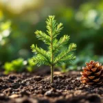 entdecken sie, wie aus einem gepflanzten tannenzapfen in nur 6 monaten ein echter baum wächst – eine spannende reise der natur und geduld.