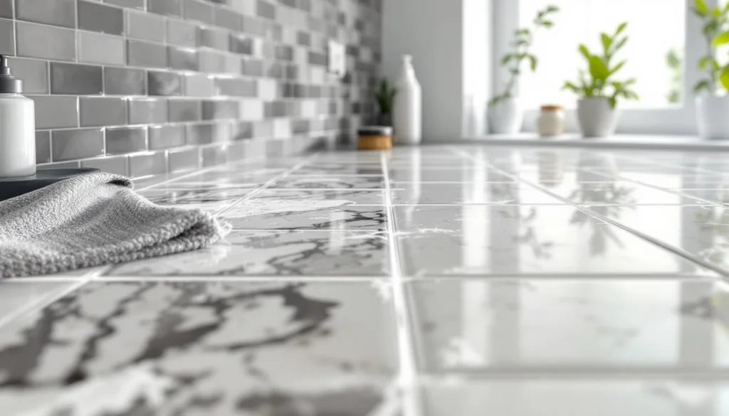 entdecken sie den einfachen trick, der fliesenfugen perfekt reinigt – ganz ohne bleichmittel oder scheuermilch. effizient und schonend für ein strahlendes zuhause.