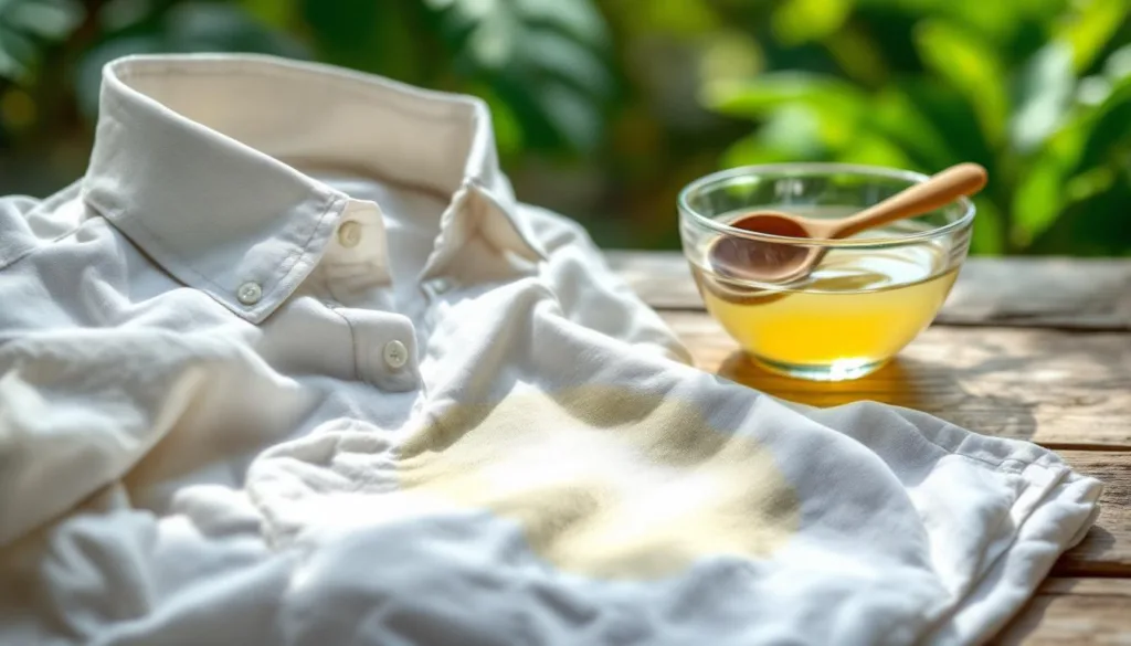 entdecken sie den einfachen trick, um bleichflecken effektiv zu entfernen – ganz ohne zitrone oder essig. so gelingt die fleckenentfernung perfekt!